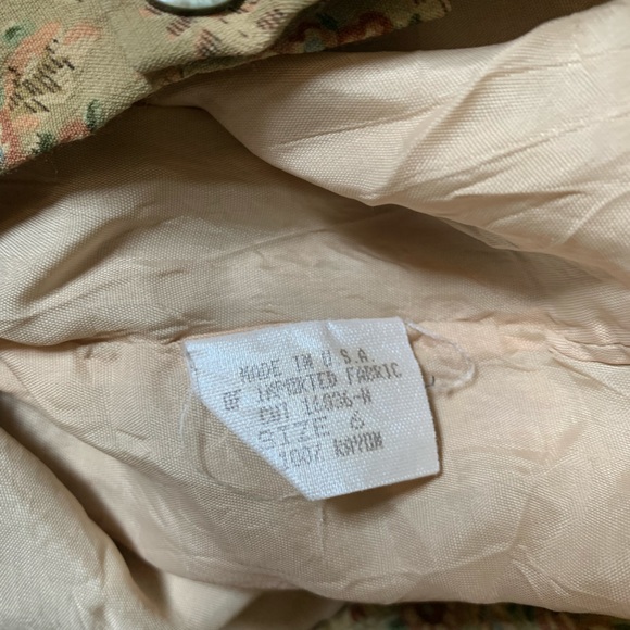 Vintage Women’s Harold’s Autumnal Floral Foliage Pencil Skirt Sz 6 100% Rayon - Picture 7 of 9